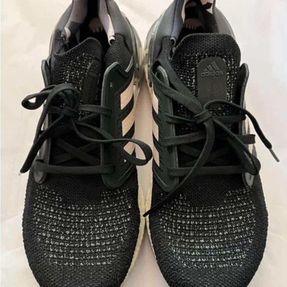 Adidas Primeblue Black and Cream Sneakers 
Women’s size 7.5
